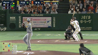 【巨人対阪神9回戦】巨人、4回裏2アウト一塁から今日一軍復帰の坂本が勝ち越しタイムリーツーベース！！！！！！！！！！！！！！！！