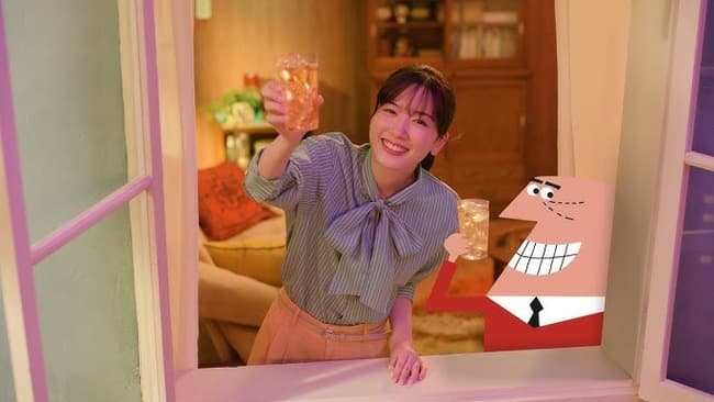 トリスハイボールCM　吉高由里子（2010～2024）→永野芽郁（2025～）