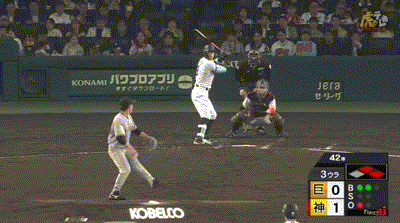 【阪神対巨人4回戦】阪神・佐藤輝明、巨人・赤星からリーグ単独トップとなる第8号3ランホームラン！！！！！！！！！！！！！！！！！！