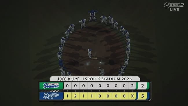 【中日対ヤクルト5回戦】中日が５－２でヤクルトに勝利し連敗３でストップ！松葉が完投逃すも…セ・トップタイ４勝目！打線は初回から４イニング連続得点！ヤクルトは最下位転落