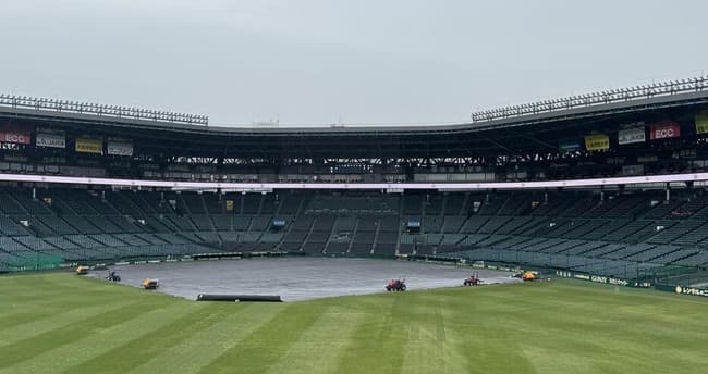 阪神－中日（甲子園）は雨天中止　阪神は村上、中日は高橋宏が先発予定も