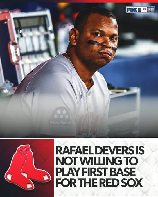 【悲報】レッドソックスDHのラファエル・デバースさん、一塁手転向を断固拒否してDHに固執