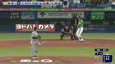 【ヤクルト対巨人7回戦】ヤクルト・オスナ、巨人・船迫から第2号勝ち越しソロホームラン！！！！！！！！！！！