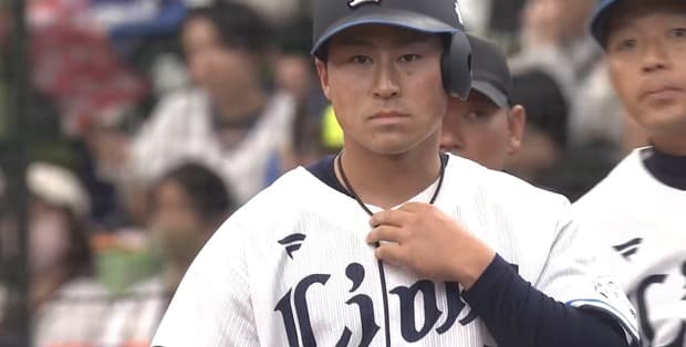 西武・渡部聖弥 .453(53-24) 0本 5打点 OPS.1.001 得点圏.600