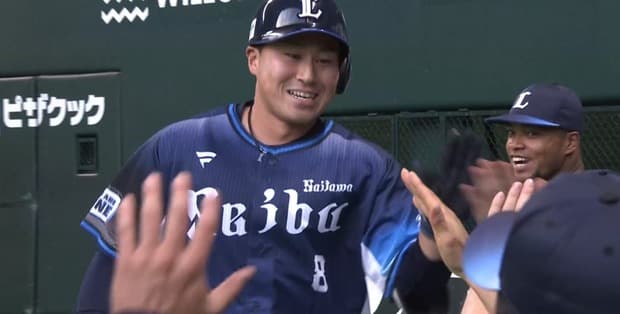 西武・渡部聖弥、待望のプロ初ホームラン！