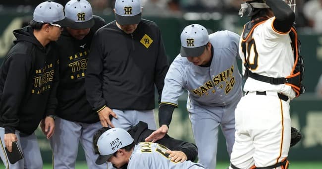 【悲報】背中に当たっただけでベンチから飛び出てくる藤川球児ｗｗｗｗｗｗｗｗｗｗ