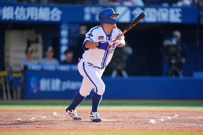 【DeNA】筒香嘉智 打率.130(46-6) 本塁打1 打点1 筒香信者「福留コースだから