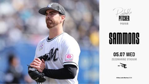 一軍試合実況　5月7日18:00～ ロッテ－楽天(サモンズ×藤井)