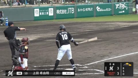 4/24 公示ｷﾀ━━(ﾟ∀ﾟ)━━!!ロッテ、上田希由翔を抹消