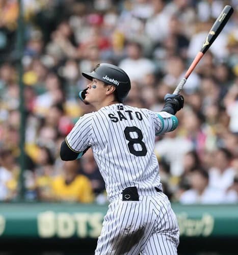 巨人岡本の長期離脱で佐藤輝の本塁打王の可能性が高まる