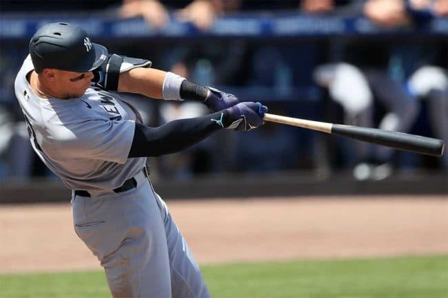 アーロン・ジャッジ　打率.411(MLB1位) 本塁打7本(MLB3位)  打点25(MLB1位) OPS1.231(MLB1位)