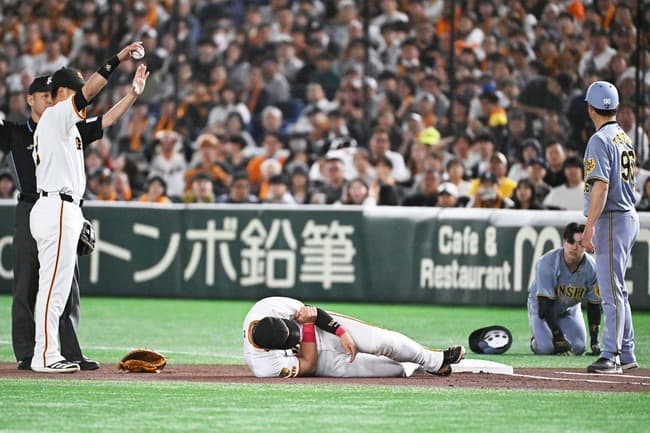 巨人・岡本和真、左肘筋損傷で長期離脱へ…阿部監督「時間はかかるだろうという診断だった」