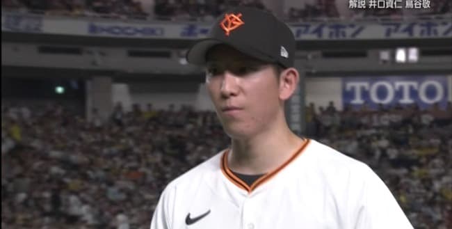 巨人戸郷、復帰登板も白星飾れず　6回に2点勝ち越し…防御率11.12→8点台に回復も