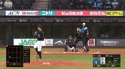 【日本ハム対ロッテ4回戦】日本ハム・野村佑希、ロッテ・小島から第4号同点ソロホームラン!!!!!!!!!