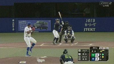 【中日対ヤクルト6回戦】ヤクルト・茂木、中日・メヒアから第2号逆転3ランホームラン!!!!!!!!!!!!!!!!!!!!