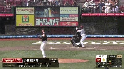 【楽天対ソフトバンク6回戦】楽天・小森航大郎、ソフトバンク・前田純からプロ初ホームラン!!!!!!!!!!!!!!!!