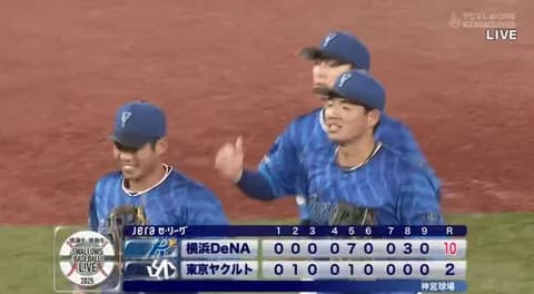 DeNAベイスターズ、4月25日から7カード連続で負け越しなし!!