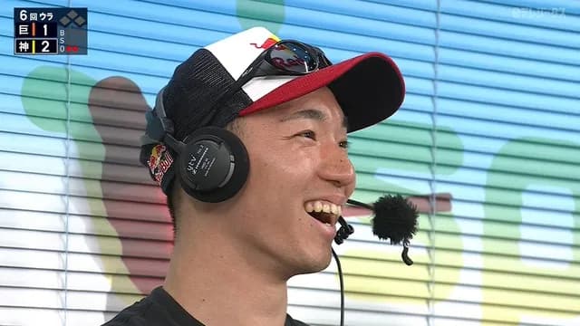 阪神ファンの中村輪夢さん、森下の大飛球に目を輝かせるwwww