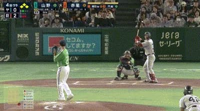 【ジエンゴ】巨人、4回裏2アウト満塁から赤星の2点タイムリーでリードを4点に広げる!!!!!!!!!!!!!!【巨人対ヤクルト10回戦】