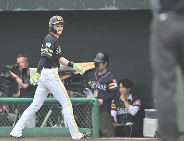 リプレー検証でもアウト判定 周東佑京「しょうがないと思うしか」