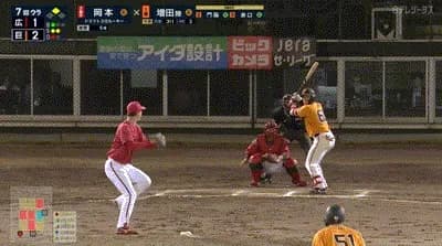 【巨人対広島11回戦】巨人、7回裏1アウト二塁から増田陸のタイムリーツーベースでリードを2点に広げる!!!!!!!!!!!!!!