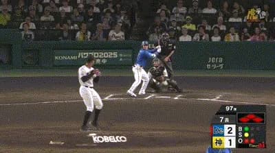 【阪神対DeNA11回戦】DeNA、さらに7回2アウト満塁から石上の2点タイムリーでリードを3点に広げる!!!!!