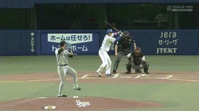 【中日対巨人9回戦】中日・上林、巨人・赤星から初球先頭打者ホームラン!!!!!!!!!!!!!!