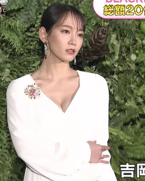 【画像】吉岡里帆さん、とんでもない谷間を作ってしまうwwwww