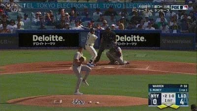 ドジャース・マンシー、通算200本塁打となる第5号3ランホームラン!リードを7点に広げる!!!!!!!!!!!!!