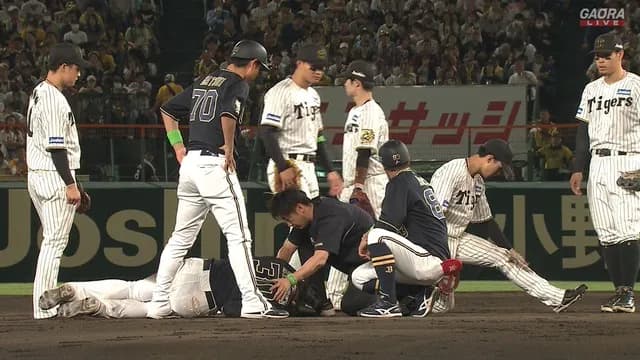 廣岡大志に審判団から「警告」 テンパっておかしくなった??