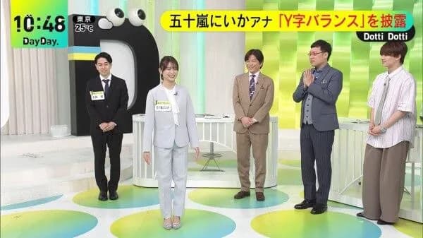 【画像】新人女子アナさん、Y字バランスをさせられてしまうwww
