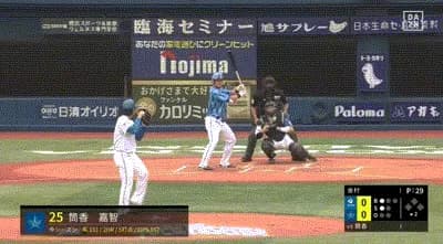 【DeNA対日本ハム3回戦】DeNA・筒香、二試合連続となる第3号先制ソロホームラン!!!!!!!!!!!!!!!!!!!