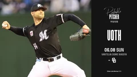 一軍試合実況 6月8日13:30~ 中日-ロッテ(松葉×ボス)