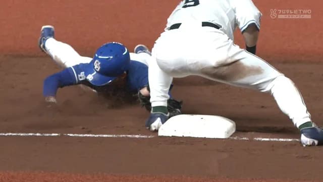 中日・代走尾田、絶対アウトになってはいけない状況で盗塁死wwww