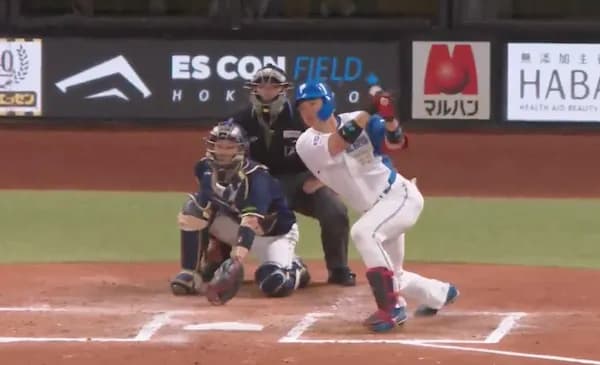 新庄監督、進藤勇也のプロ初安打を誰よりも喜ぶ