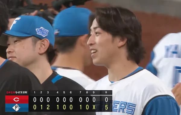 日本ハムHR攻勢で快勝!細野6回無失点で待望のプロ初勝利!