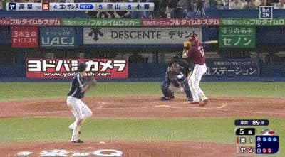 【ヤクルト対楽天1回戦】楽天・ゴンザレス、ヤクルト・高梨から第2号同点2ランホームラン!!!!!!!!!!