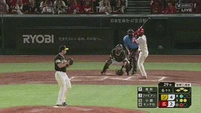 【広島対ソフトバンク2回戦】広島・ファビアン、第7号逆転満塁ホームラン!!!!!!!!!!!!!!!!