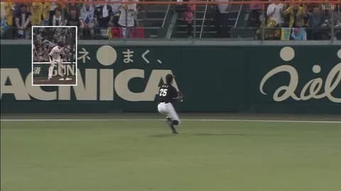 種市、致命的な暴投…その後一死満塁大ピンチも岡のファインプレーもあり1失点で凌ぐ