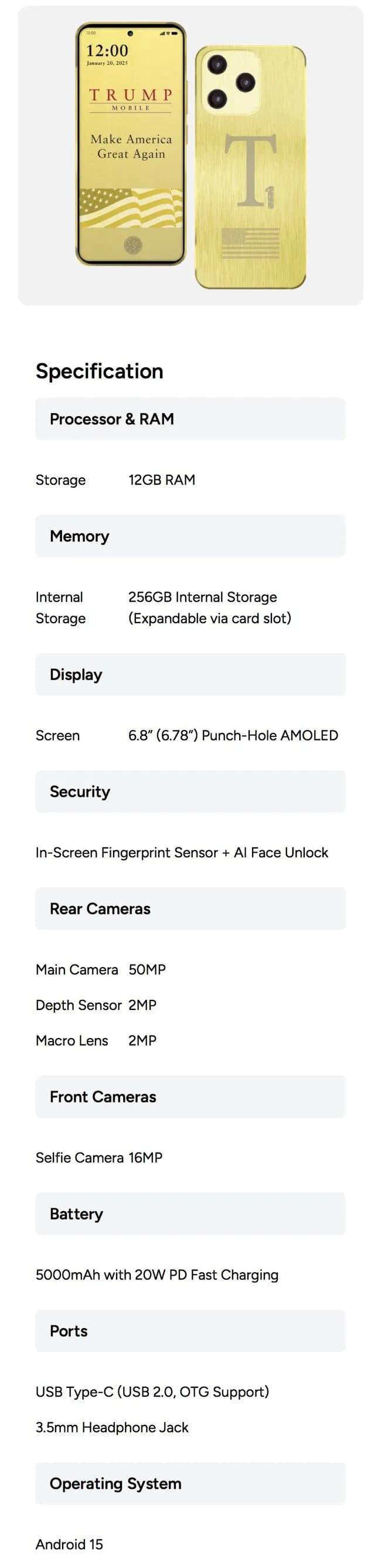トランプ「トランプ・モバイルのスマホはアメリカ製です」専門家「いやそれ中国製じゃね?」