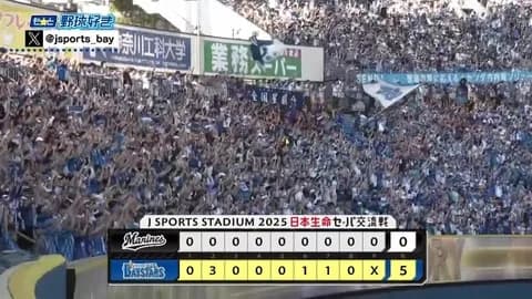 6月21日 DeNA5-0ロッテ 廣池がプロ初登板3者連続被弾を浴び2回3失点、打線は得点奪えず完封負け
