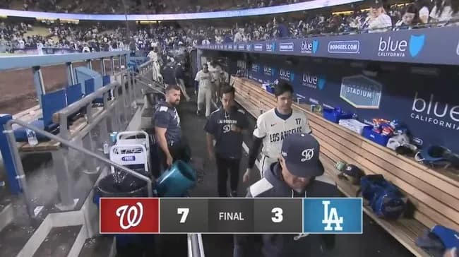 ドジャース、両軍計8発の空中戦落とす…大谷翔平は4の0、7戦ノーアーチで本塁打数リーグ1位で並ばれる