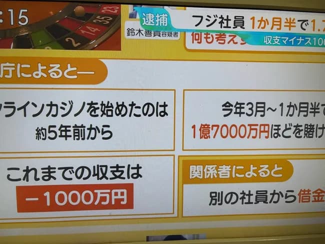 オンカジに1億7000万賭けた結果wwwwwwww