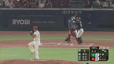 【広島対ヤクルト10回戦】ヤクルト・増田珠、広島・森から今季第1号3ランホームラン!リードを5点に広げる!!!!!!!!!!!!