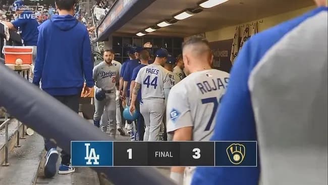 ドジャース今季ワースト5連敗 大谷翔平31号先頭弾で意地も新怪物の前に屈辱12K