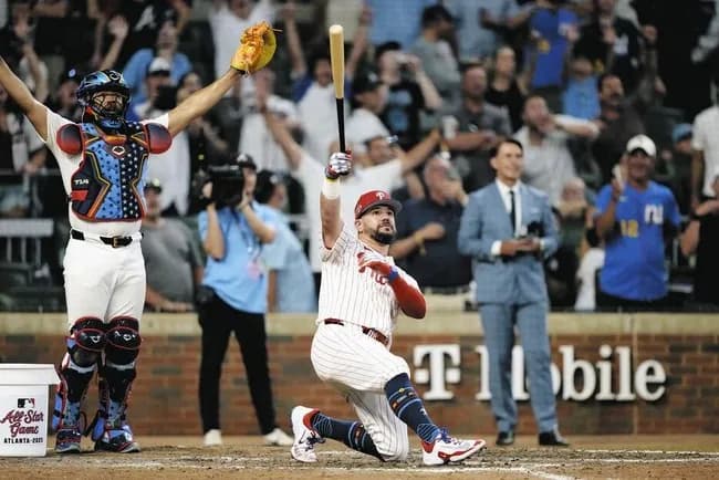 MLBオールスターは史上初のホームランダービー決着 両リーグナイン大興奮 MVPシュワバー大暴れでナ・リーグ勝利