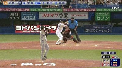 【ヤクルト対巨人13回戦】巨人・坂本の守備…