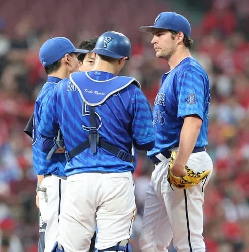 DeNAバウアーが5連敗 6回4失点で8敗目←これ