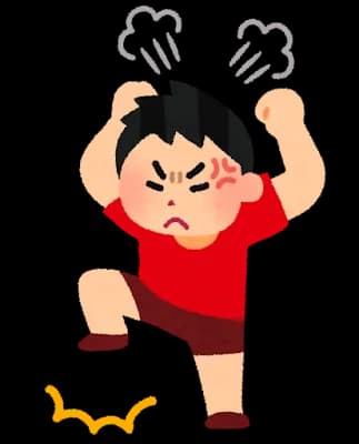 ワイ(176㎝78㎏)「うおおおおお!」マッマ(154㎝、43㎏)「お願い!落ち着いて」