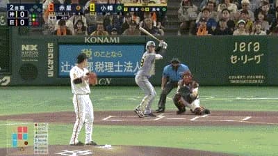 【巨人対阪神17回戦】阪神・小幡、巨人・赤星から今季第1号先制ソロホームラン!!!!!!!!!!!!!!!!!!